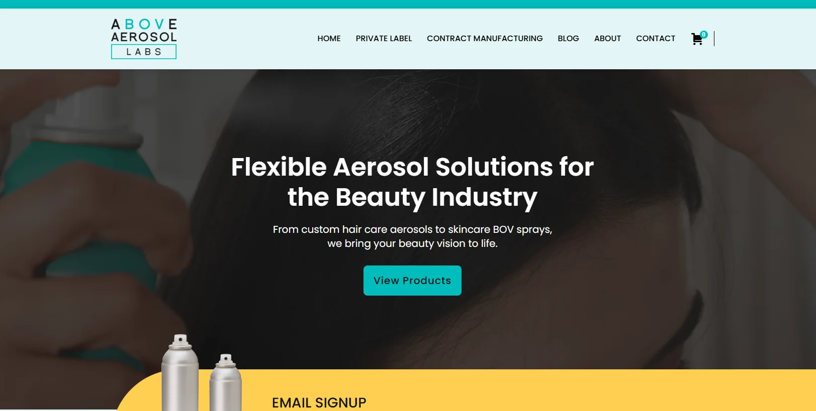 Hair Spray Manufacturers | Private Label & Custom Haircare